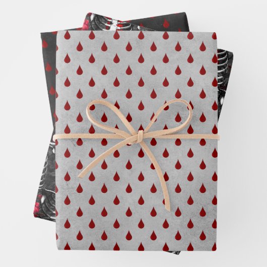 Vampire Pattern Geschenkpapier Set (Beispiel)