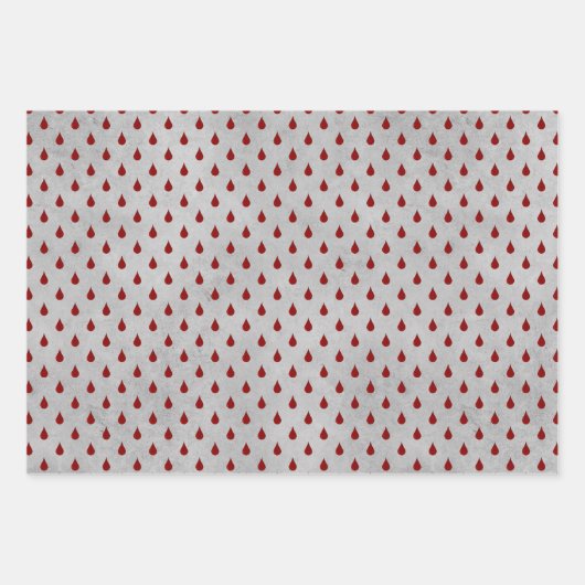 Vampire Pattern Geschenkpapier Set (Vorderseite)