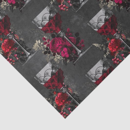 Vampire Pattern Seidenpapier (Detail)