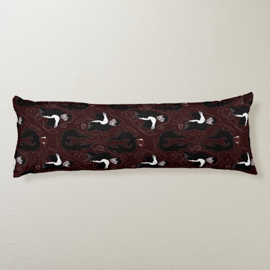 Vampire Pattern Seitenschläferkissen (Rückseite)