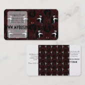 Vampire Pattern Visitenkarte (Vorne/Hinten)