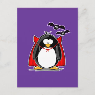 Vampire Penguin Postkarte