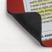 Vampire Personal Ad Mousepad (Ecke)