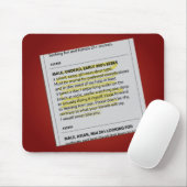 Vampire Personal Ad Mousepad (Mit Mouse)