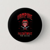 Vampire Phlebotomist Phlebotomy Blutspritze Gesche Button (Vorderseite)