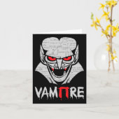 Vampire Pi Halloween Kostüm Funny Mathe Science Th Karte (Gelbe Blume)