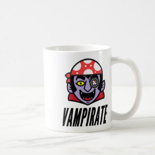 Vampire Pirate Vampirate T Shirt Halloween Kaffeetasse