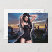Vampire Postkarte (Vorne/Hinten)