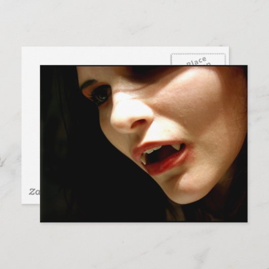 Vampire Postkarte (Vorne/Hinten)