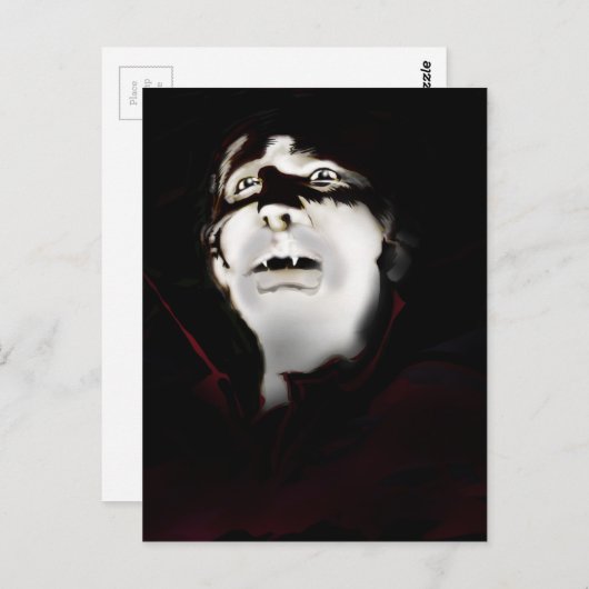 Vampire Postkarte (Vorne/Hinten)