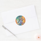 VAMPIRE PRAYING MANTIS BUG STICKERS RUNDE (Umschlag)
