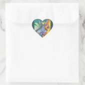 VAMPIRE PRAYING MANTIS BUG STICKERS SHEED Herz (Tasche)