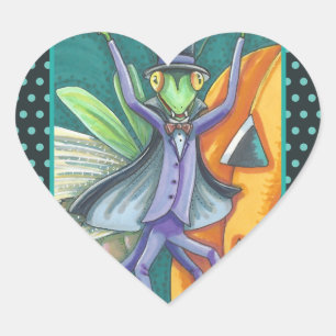 VAMPIRE PRAYING MANTIS BUG STICKERS SHEED Herz