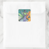 VAMPIRE PRAYING MANTIS, BUG STICKERS SHEED Square (Tasche)