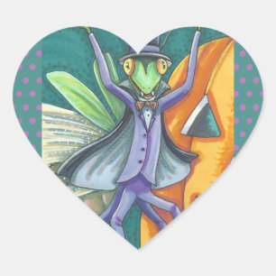 VAMPIRE PRAYING MANTIS, BUG STICKERS SHEET