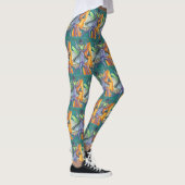 VAMPIRE PRAYING MANTIS, HALLOWEEN BUG ART LEGGINGS (Rechts)