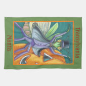 VAMPIRE PRAYING MANTIS, HALLOWEEN KÜCHENTOWEL GESCHIRRTUCH (Horizontal)