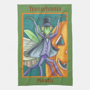 VAMPIRE PRAYING MANTIS, HALLOWEEN KÜCHENTOWEL GESCHIRRTUCH