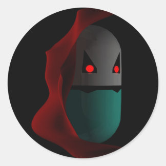 Vampire Prozac Parody Pillen Runder Aufkleber