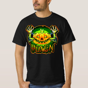 Vampire Pumpkin Bat Monster Angriff Hände T-Shir T-Shirt