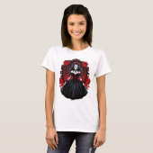 Vampire Queen Aesthetic - Elegantes gotisches Hall T-Shirt (Vorne ganz)
