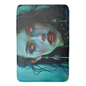 Vampire Queen: Dark Allure Art Badematte (Vorderseite Vertikal)