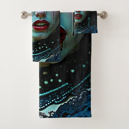 Vampire Queen: Dark Allure Art Badhandtuch Set (Insitu)