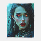 Vampire Queen: Dark Allure Art Fleecedecke (Vorderseite)