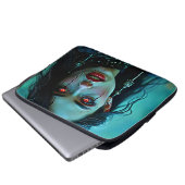 Vampire Queen: Dark Allure Art Laptopschutzhülle (Vorne Knopf)