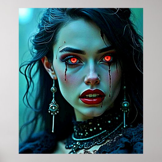 Vampire Queen: Dark Allure Art Poster (Vorne)