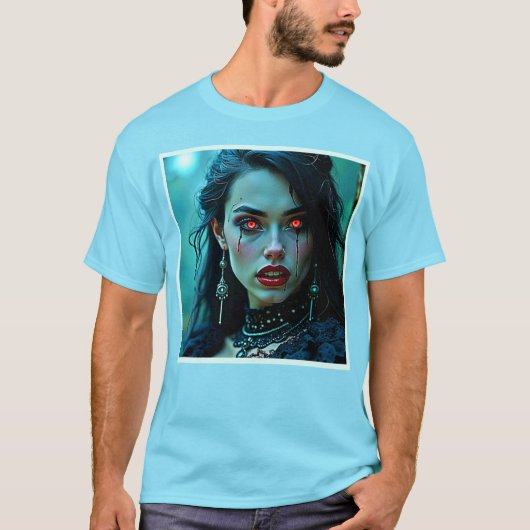 Vampire Queen: Dark Allure Art T-Shirt (Vorderseite)