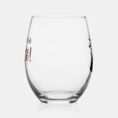 Vampire Queen Halloween Weinglas Ohne Stiel (Links)