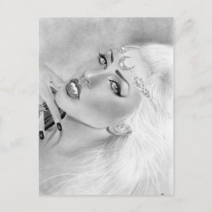 Vampire Queen Postcard Postkarte