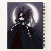 Vampire Queen Spiral Notebook Notizblock (Rückseite)