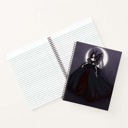 Vampire Queen Spiral Notebook Notizblock (Innenseite)
