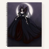 Vampire Queen Spiral Notebook Notizblock (Vorderseite)