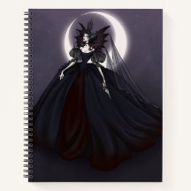 Vampire Queen Spiral Notebook