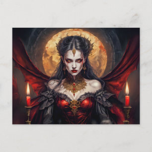 Vampire Queen Under Glimon Postkarte