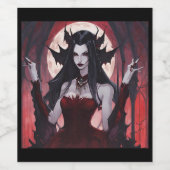 Vampire Queen Weinetikett (Einzelnes Label)