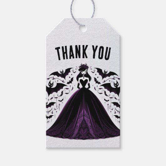 Vampire Quinceañera Geschenkanhänger (Vorderseite)