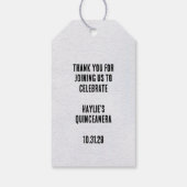 Vampire Quinceañera Geschenkanhänger (Rückseite)