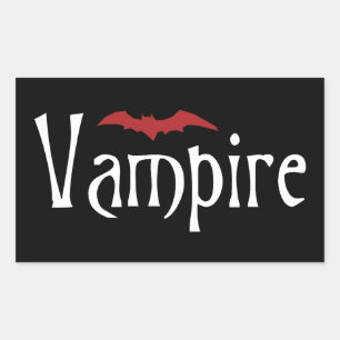 Vampire Rechteckiger Aufkleber