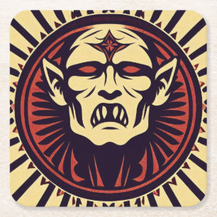 'VAMPIRE' RECHTECKIGER PAPPUNTERSETZER