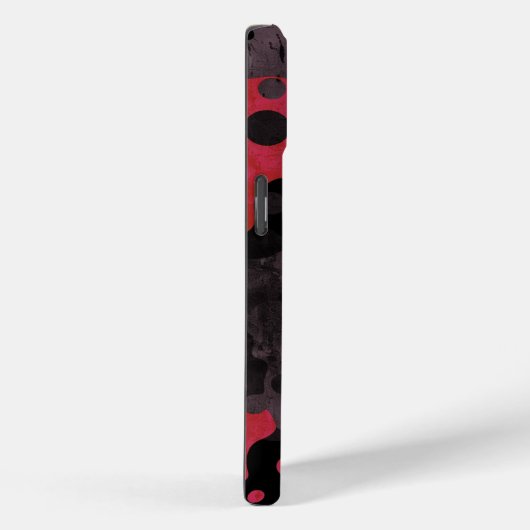 Vampire Red Camouflage Muster Beängstigend Creepe  Case-Mate iPhone Hülle (Rückseite / Rechts)