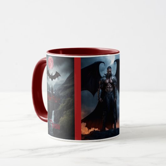 Vampire Romance Dark Fantasy Name Kaffee Tasse (Vorderseite Links)