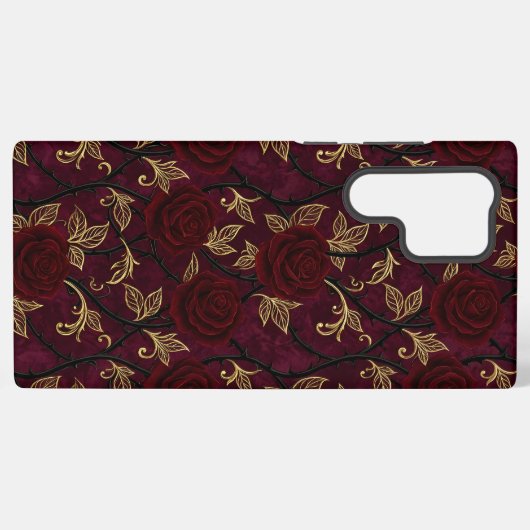 Vampire Rose Garden Pattern Phone Case Samsung Galaxy Hülle (Rückseite (Horizontal))