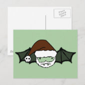 Vampire Santa Bat Postkarte (Vorne/Hinten)