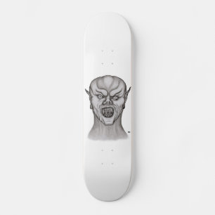 Vampire Schwarzweiß-Design Skateboard