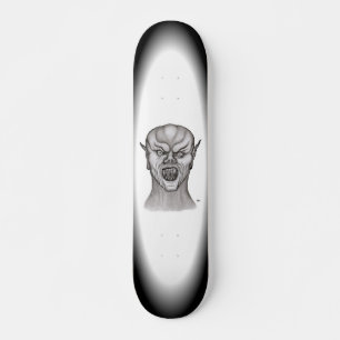 Vampire Schwarzweiß-Design Skateboard