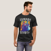 Vampire Security Easy Halloween Costume T-Shirt (Vorne ganz)